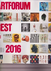 ARTFORUM INTERNATIONAL MAGAZINE DECEMBER 2016, BEST OF 2016. - Picture 1 of 1