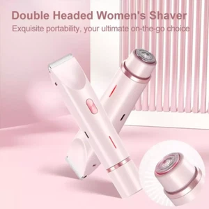 2 in 1 Dual Head Electric Lady Waterproof Shaver Razor for Women Private Area * - Picture 1 of 19
