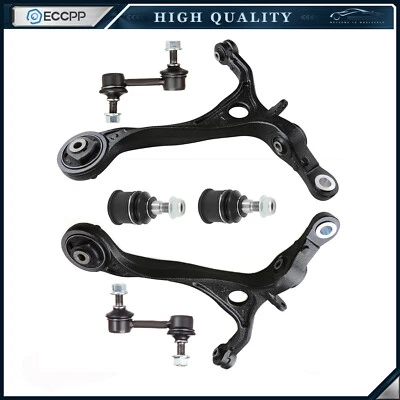 6pcs Front Lower Control Arm Ball Joints Sway Bars For 2004 2005 2006 Acura TL - Image 1 of 4