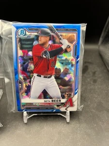 2021 Bowman Chrome Sapphire Seth Beer ⚾ BCP-60 ⚾ Diamondbacks ⚾ Rookie Lot of 25 - Bild 1 von 1