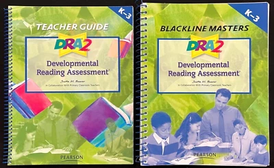 K - 3rd Grade - DRA2 - TEACHER GUIDE & BLACKLINE MASTERS (2 books) (2006) - Image 1 of 4
