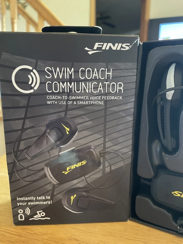 FINIS Swim Coach comunicador treinador para nadador feedback de voz Bluetooth - Imagem 1 de 2
