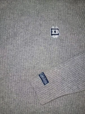 Suéter Ecko Unltd Para Hombres Vintage Lana de Cordero Cuello Alto Talla Grande Gris Y2K Foto 1 de 4