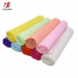 25*250cm Crepe Paper Streamer Roll Birthday Party Supplies Children Handmade DIY - Picture 1 of 19