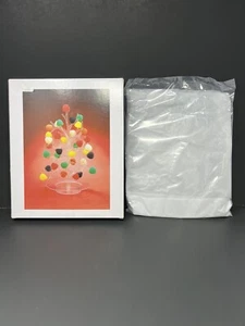 Vintage Christmas Gumdrop Tree Plastic Clear Acrylic Server Stand 14 Inch NIB - Picture 1 of 8