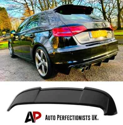 AUTO PERFECTIONISTS UK Alerón techo negro brillante Audi 'S3 RS3 Look' A3 8V Sportback 5 puertas 2013-2020