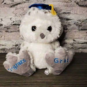 Aurora World - 10” SNOWY OWL Taddle Toes GRADUATION Owl Blue Cap & Tassel 2015 - Picture 1 of 8