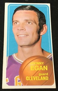 1970-71 Topps Basketball Trading Card #34 Johnny Egan  VG/EX