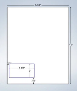 NEW PRINTER PAPER LABELS STICKY CHOICE PK EBAY AMAZON PRINTING PACKING SHIPPING - Picture 1 of 4