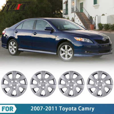 4Pcs 16" Wheel Rim Hub Cover Hubcaps For 2007-2011 TOYOTA CAMRY Lacquer Set - Imagem 1 de 4