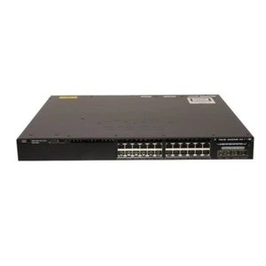 Cisco WS-C3650-24TD-L Catalyst 3650 24 Gigabit Ethernet Ports Network Switch - Picture 1 of 6