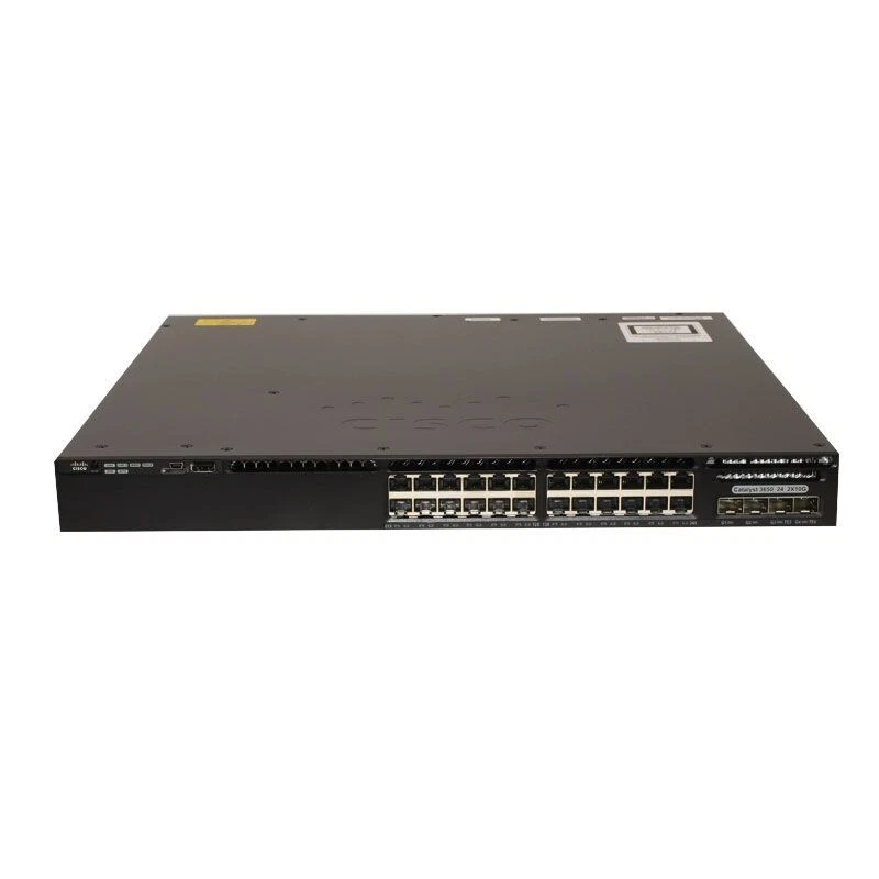 Cisco WS-C3650-24TD-L Catalyst 3650 24 Gigabit Ethernet Ports Network Switch - Image 1 of 4