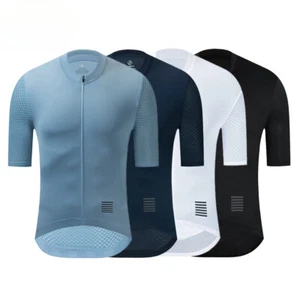 Men Cycling Jersey Short Sleeve Reflective Summer MTB Shirt Downhill Jersey - Picture 1 of 16