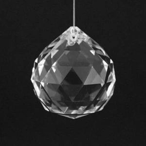 20mm Crystal Glass Ball Chandelier Drop Prisms Wedding Decor Teardrop Pendant - Picture 1 of 3