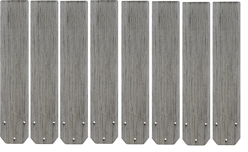Set of 8 Fanimation BPW7914WE Levon Custom 52" Fan Blade Set Weathered Wood NEW - Image 1 of 1