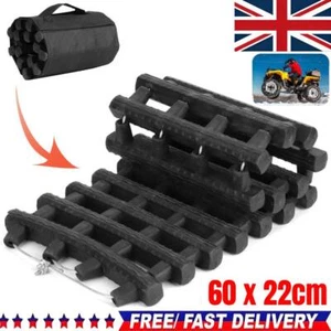 Recovery Traction Tracks Traction Boards Set Sand Mud Traction Tire LadderUK - Picture 1 of 11