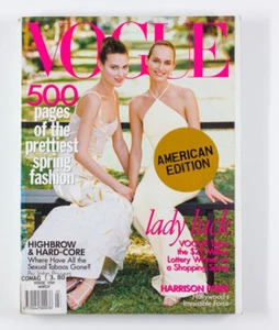 AMBER VALLETTA Shalom Harlow HARRISON FORD Vogue March 1997 Steven Meisel SPRING - Picture 1 of 1