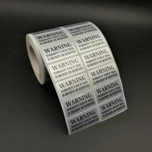 security packing seals VOID OPEN seals warranty VOID tamper evident sticker 500 - Picture 1 of 6