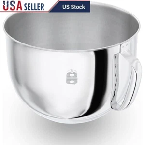 Tazón mezclador de acero inoxidable de 7 cuartos KitchenAid soporte mezclador apto para lavavajillas tazón elevador - Imagen 1 de 8