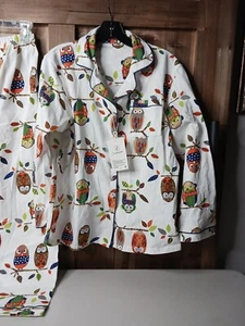 NWT Cartoon Printed Trouser Pajamas Homewear Suit for Women Autumn and Winter SM - Picture 1 of 13