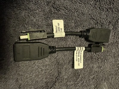 Qty 2 New mini Display Port Male to Display Port Female Adapter 91008582V3 - Image 1 of 4