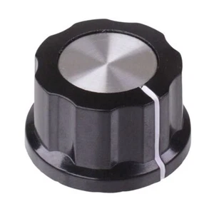 RN-99D Aluminium Inlay 6.1mm Control Knob 26.8mm - Picture 1 of 1