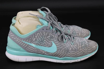 Nike ID Free TR Fit 5 Gray Teal 747447-992 Women's US Size 9.5 Training Shoes - Image 1 of 4