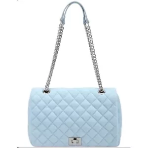 INC International Concepts Womens Soft Terry Crossbody Bag Bluebell Defected - Picture 1 of 4