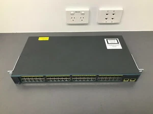 Cisco WS-C2960-48TT-L Catalyst 2960 48-Port Gigabit Network Switch - Picture 1 of 3