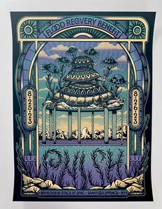Póster Phish Oficial SPAC Saratoga Springs NY 2023 Serigrafía #’d Agotado - Imagen 1 de 13
