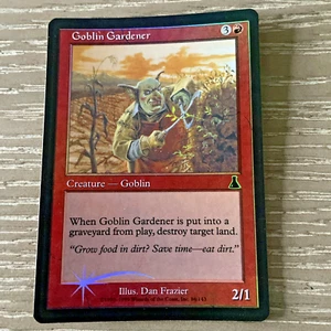 FOIL Goblin Gardener Urza's Destiny MTG NM Magic: The Gathering - Picture 1 of 2