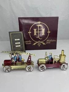 PAYA COOP Ref 99-100 Tin Plate Camiones FIRE Trucks Vintage Limited Edition Toy - Picture 1 of 18