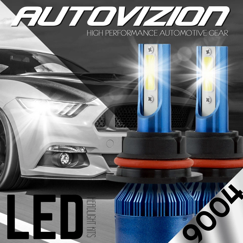 AUTOVIZION LED HID Headlight kit 9004 HB1 6K for 1986-1991 Mercedes-Benz 560SEL - Image 1 of 1