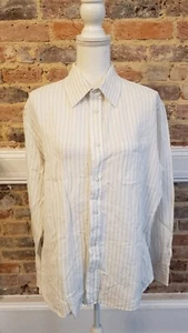 French Connection Mens XL Grey Striped Shirt - Picture 1 of 6
