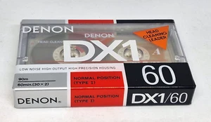 Denon DX1 60 Leere Audiokassette Tape (versiegelt) Neu! - Bild 1 von 5