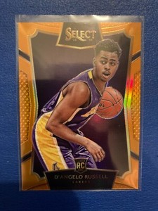 2015-16 Panini Select D’Angelo Russell Orange Prizm /60 Rookie