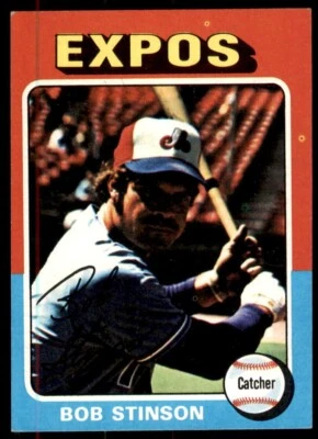 1975 Topps Mini Bob Stinson #471 Montreal Expos - Image 1 of 2