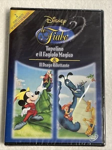 LE FIABE DISNEY - Topolino e il fagiolo magico + Il drago riluttante-DVD NUOVO - Foto 1 di 2