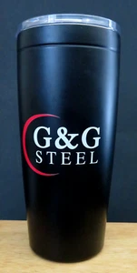 G & G STEEL Sturdy Stainless Steel Insulated Travel Cup Tumbler 24 oz. Black EUC - Picture 1 of 3