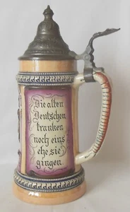 Adolf Diesinger Munich Souvenir Beer Stein #544 DRGM 154927 - Imagen 1 de 13