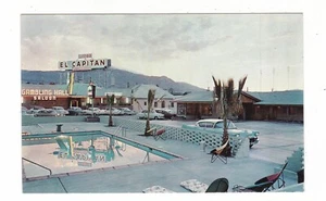 Gambling Hall / El Capitan Hawthorne Nevada cartolina d'epoca / vecchia auto lungo strada - Foto 1 di 2