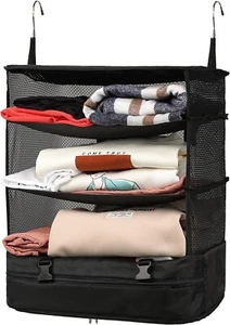 Travel Closet: Hanging Packing Cubes, Shelves, Carry-on Organizer, X-Large - Picture 1 of 8