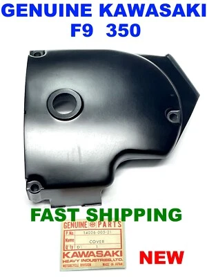 NEW OEM KAWASAKI F9 350 CHAIN SIDE CASE COVER BLACK 14026-005-21  ..FAST SHIP - Image 1 of 4
