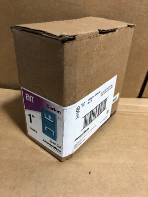 Carlon A240F, 1", azul, policarbonato, conexión rápida, acoplamiento otorrinolaringológico, caja de 10x Foto 1 de 4