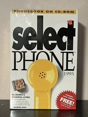 New Select Phone 1995 Phonebook On CD-ROM US Buisness and Residential Listings - Image 1 of 4