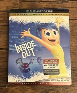 Inside Out (4K Ultra HD + Blu-ray + DVD) w/OOP Slipcover Only 1 On eBay - Picture 1 of 5