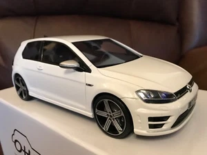 OTTO 1/18 VW GOLF 7 R PURE WHITE 2014 OT883 - Picture 1 of 9