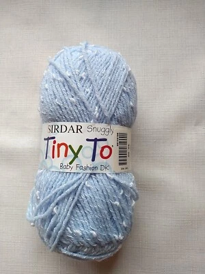 Sirdar Cómodo Tiny Tots Bebé Moda DK Hilo Azul 1 - 50 gramos Madeja Foto 1 de 3