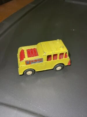 TootsieToy Diecast Rescue Equip. Truck SWAT Yellow Made in USA - Image 1 of 3