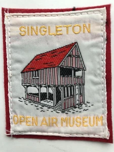 Singleton Weald and Downland Freilichtmuseum Vintage Souvenir Tuch Abzeichen Aufnäher - Bild 1 von 1